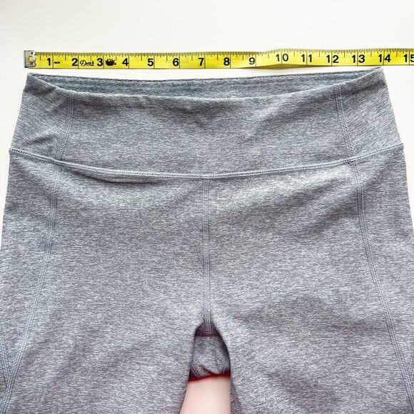 Outdoor Voices Medium Heathered Gray Blue Leggings Athleisure Running Coolmax - Picture 9 of 12